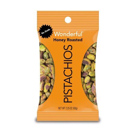 WONDERFUL Honey Roasted Pistachios 2.25 oz Bagged 703039